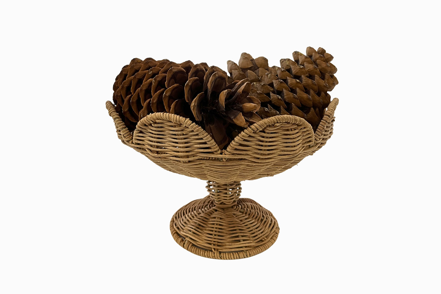 Rattan Footed Bowl