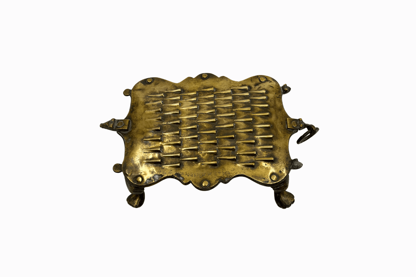 Vintage Brass Tortoise Grater I