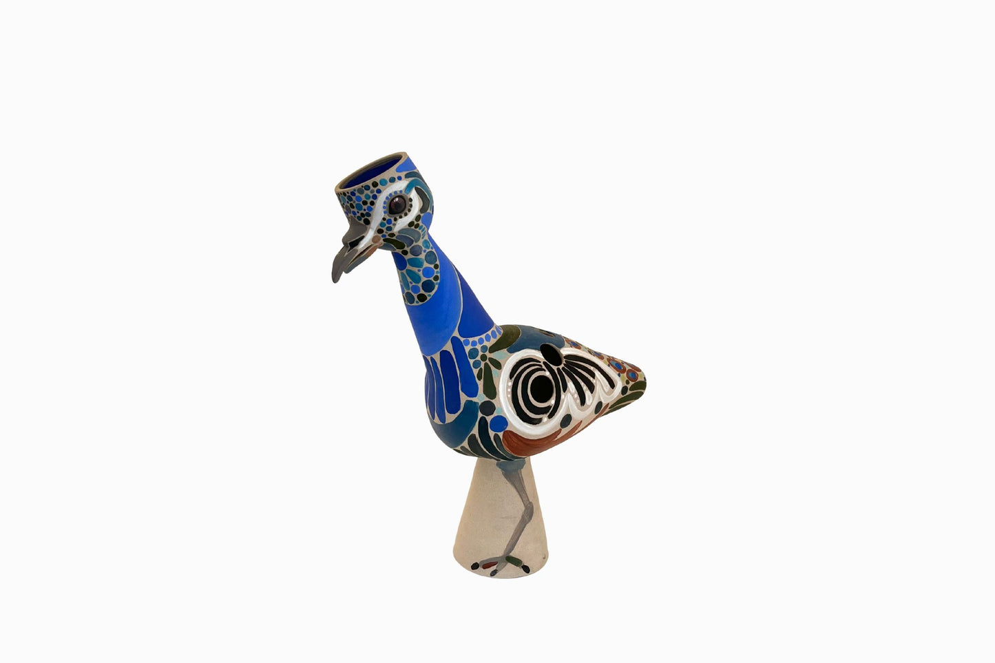 Emma Christmas Peacock Vase 2