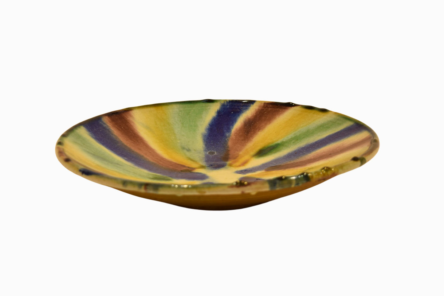 Glazed ceramic platter