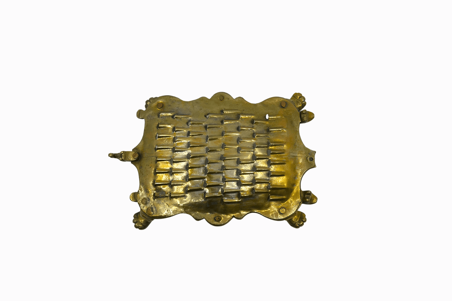 Vintage Brass Toroise Grater III