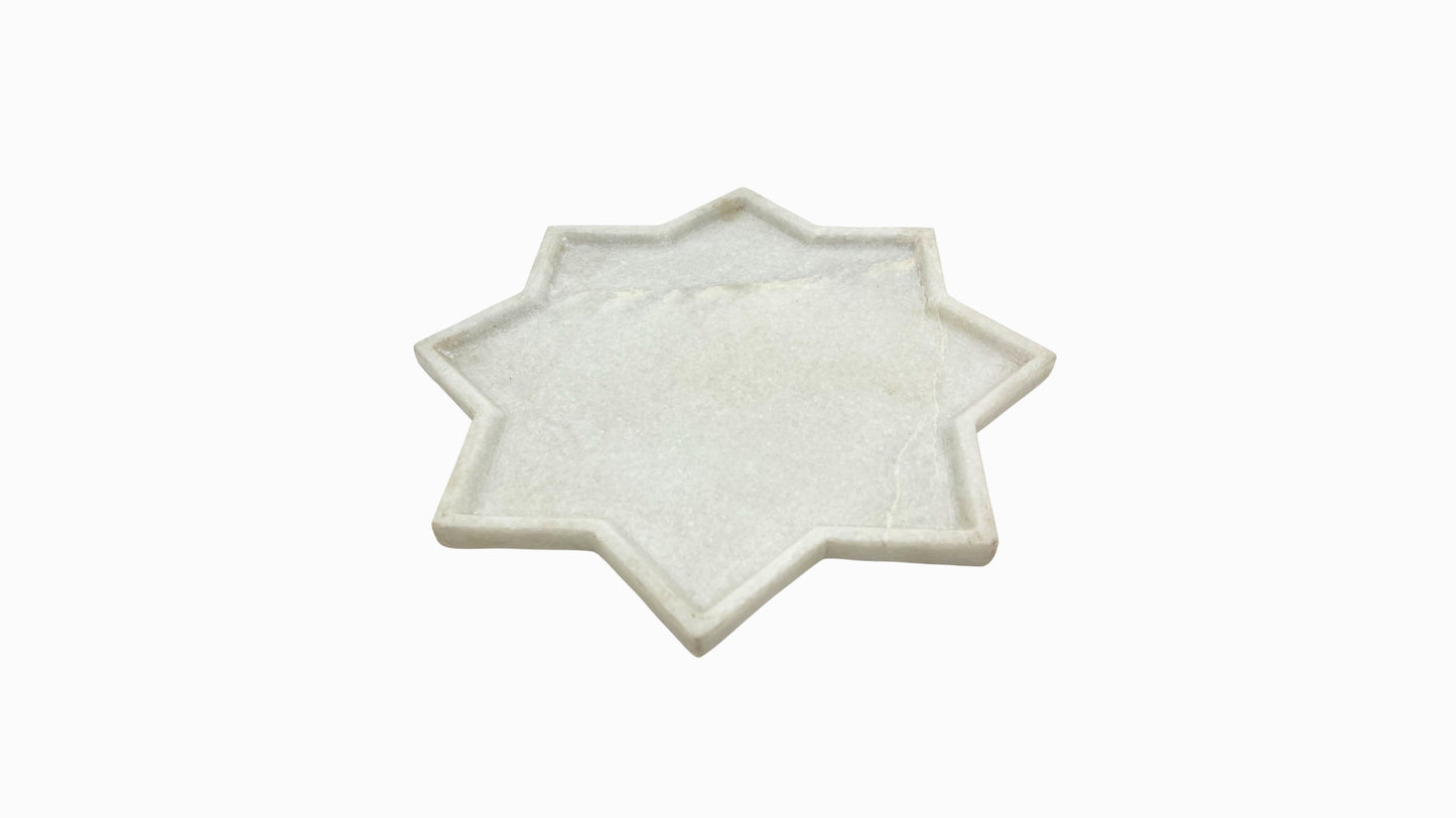 Star Shaped Marble Plate
