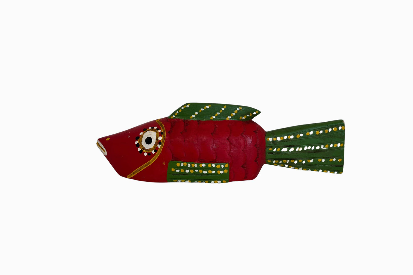 Red painted Bozo fish