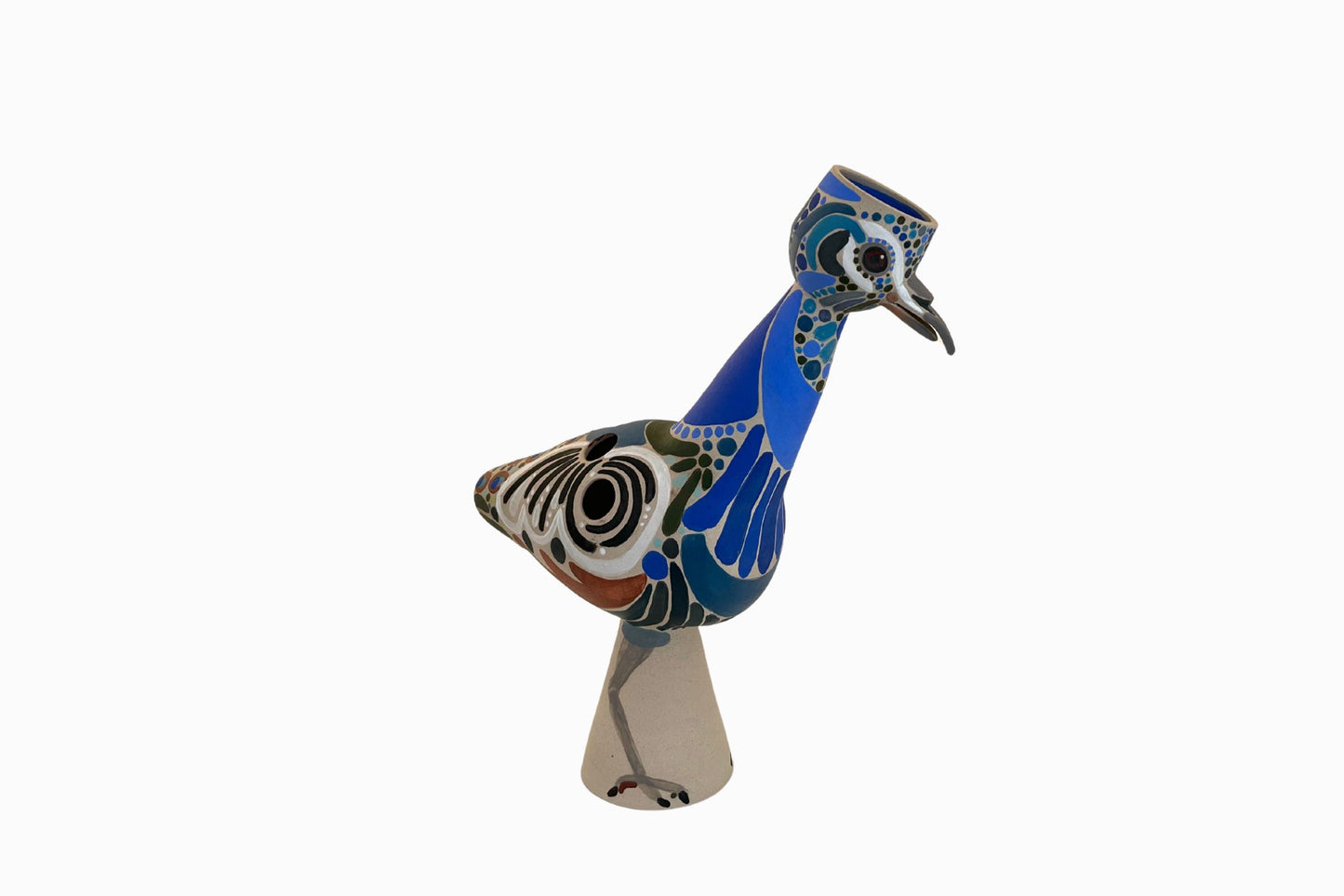 Emma Christmas Peacock Vase 2