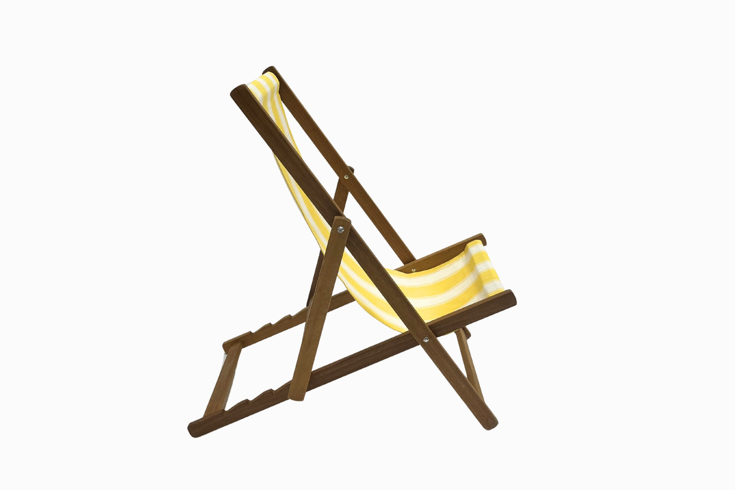Yellow Stripe Deckchair