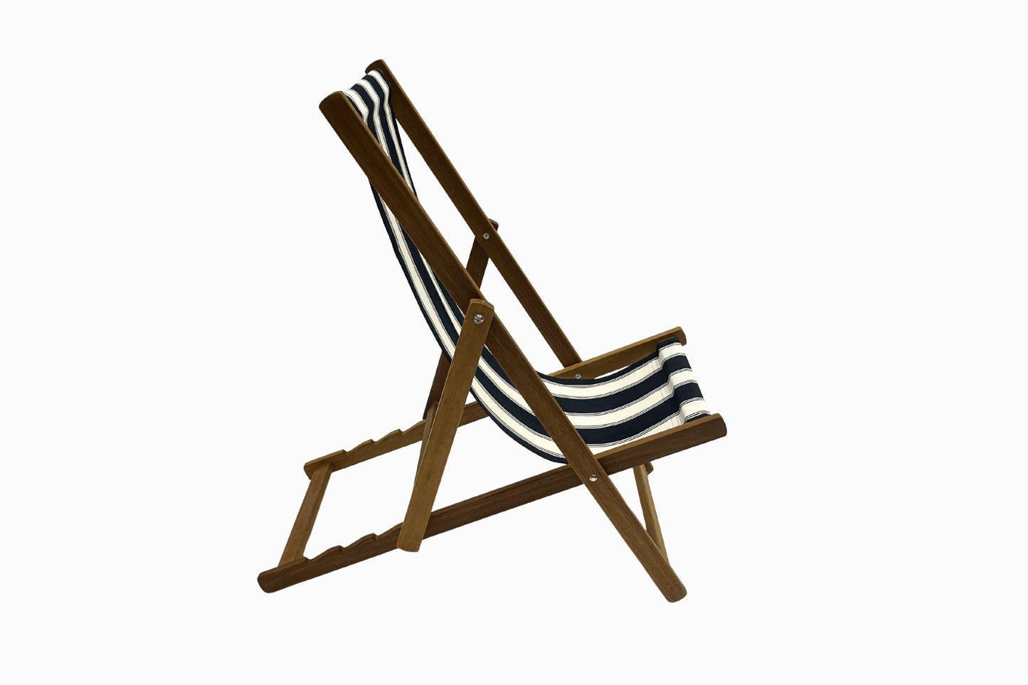 Navy Stripe Deckchair