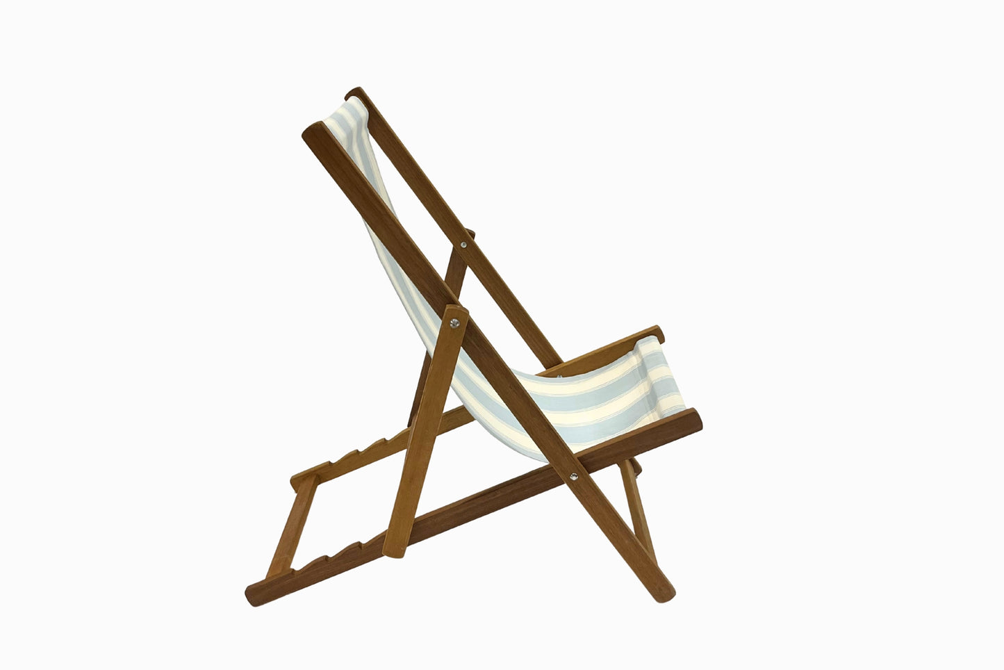 Powder Blue Stripe Deckchair