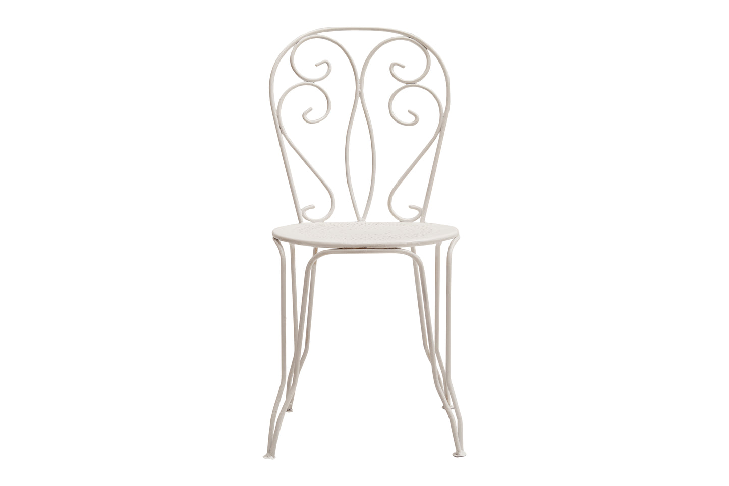 Mesa y sillas de jardín francés.