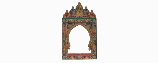 Multicoloured Painted Mirror