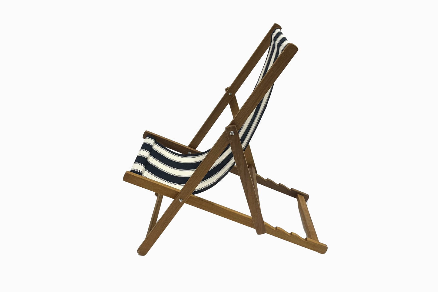 Navy Stripe Deckchair