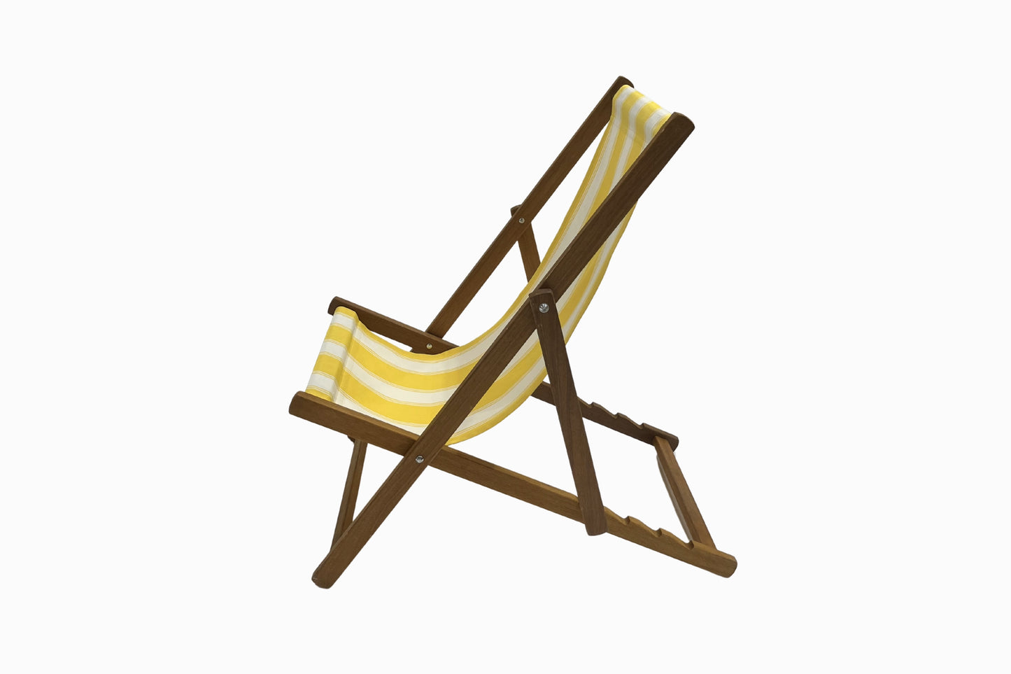 Yellow Stripe Deckchair