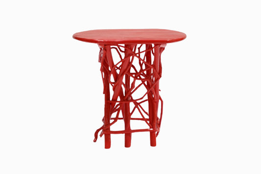 Maroc Baroque Octagonal Table - Red