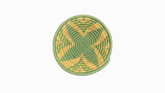 Berber Woven Basket - Sage