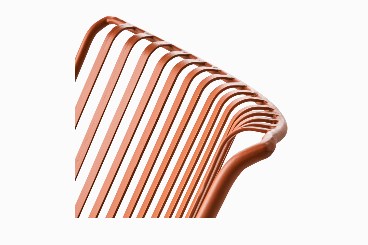 Amalfi Metal Armchair - Terracotta