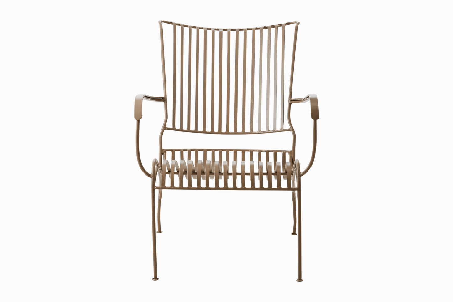 Amalfi Metal Armchair - Taupe