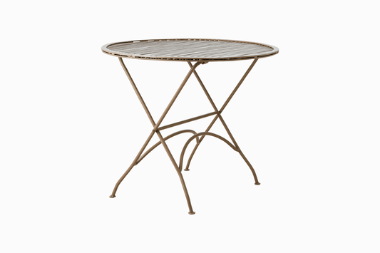 Amalfi Metal Side Table - Taupe