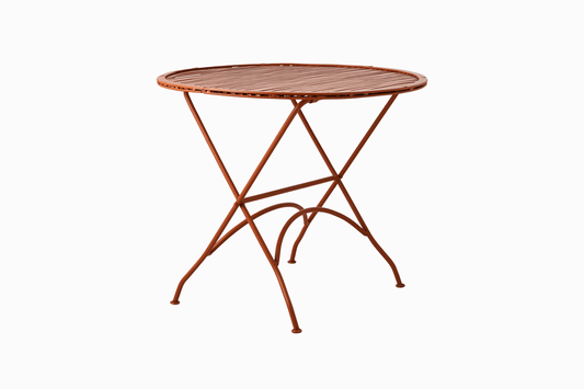 Amalfi Metal Side Table - Terracotta