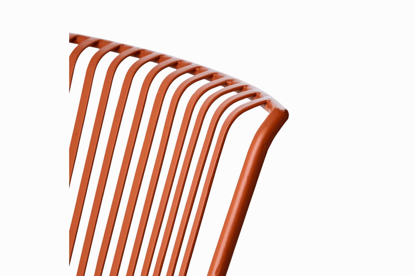 Amalfi Metal Dining Chair - Terracotta