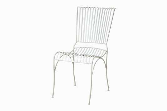 Amalfi Metal Dining Chair - Latte