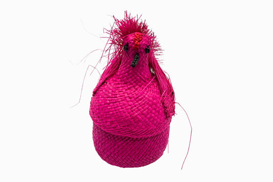 Fuscia Chicken Egg Basket