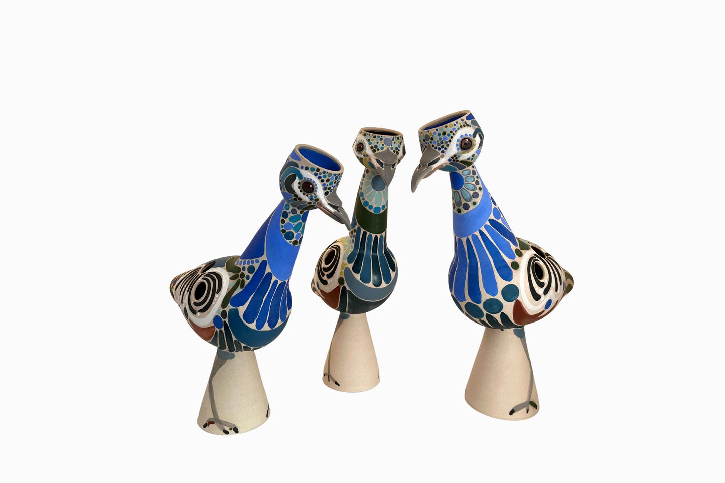 Emma Christmas Peacock Vase 2