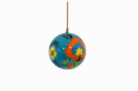 Turquoise Suzani Ball Decoration
