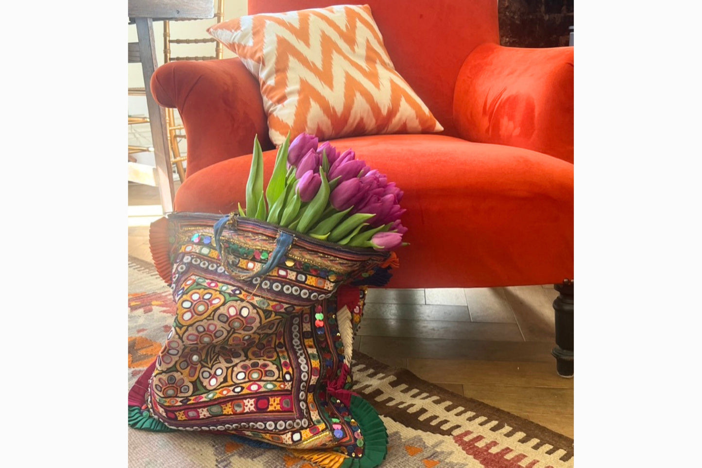 Vintage Banjari Dowry Bag