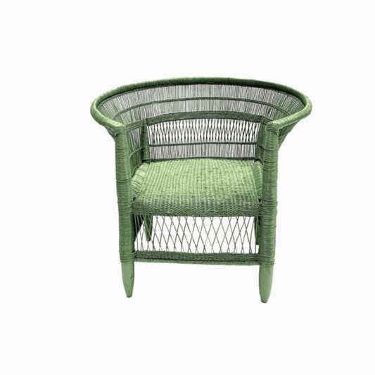 Malawi chairs in light green - Set of 2