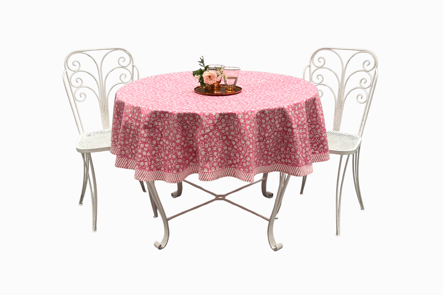 Nappe en coton TC5 avec grenadiers imprimés en bloc 