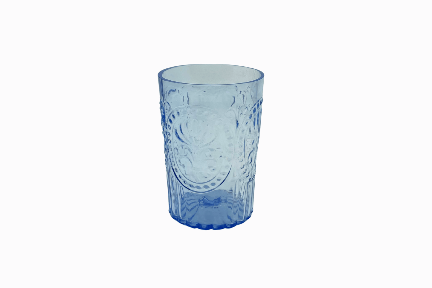 DECORATIVE DRINKING GLASSES BLUE