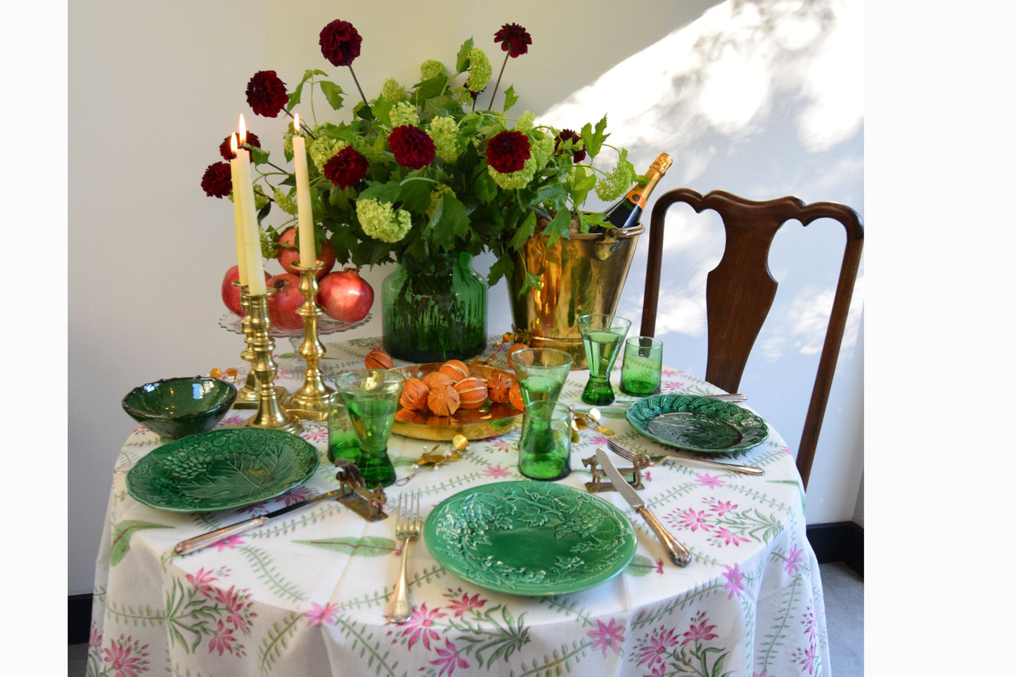 VERRE À VIN BELDI VERT (LOT DE 6)