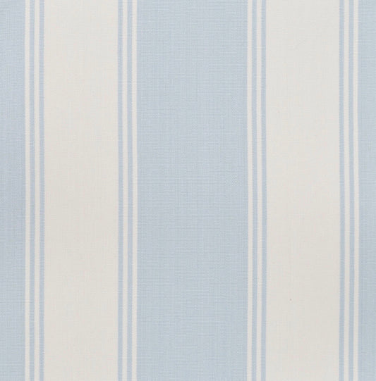 Palm Spring Seat Cushion - Blue & Cream Stripe