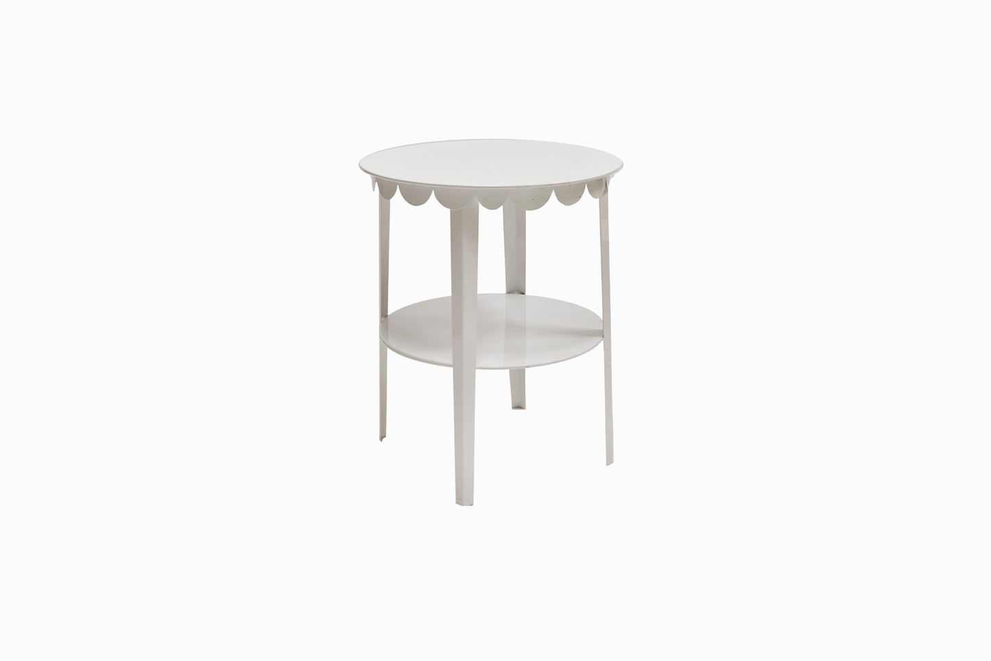 Delphi Scalloped Side Table