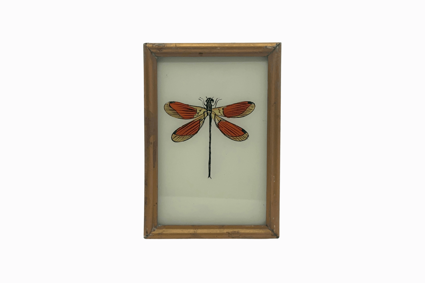 Indian glass painting of dragonfly (small)