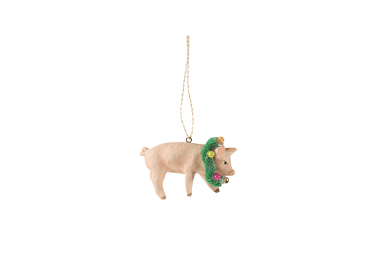 Festive Piggy Decoration