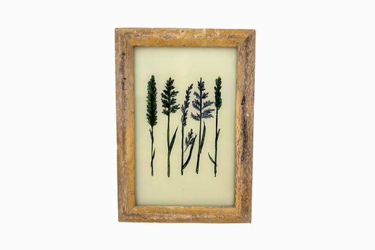 A Reverse Glass Painting of flora (Small)