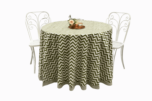 Nappe en coton TC5 avec grenadiers imprimés en bloc 