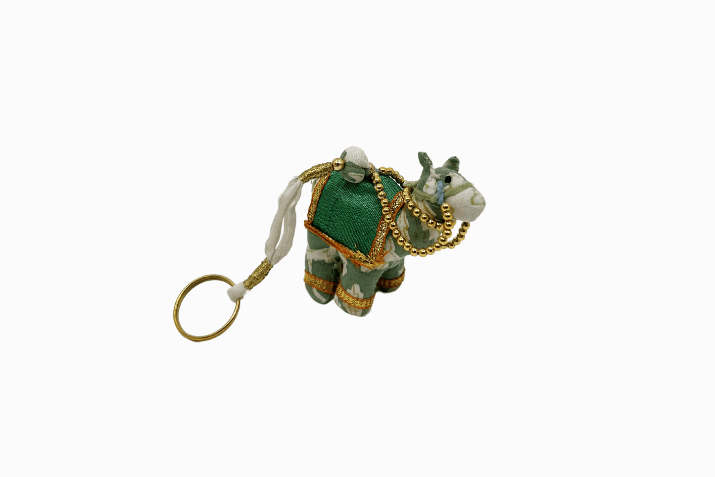 Small Camel Keyring - Green