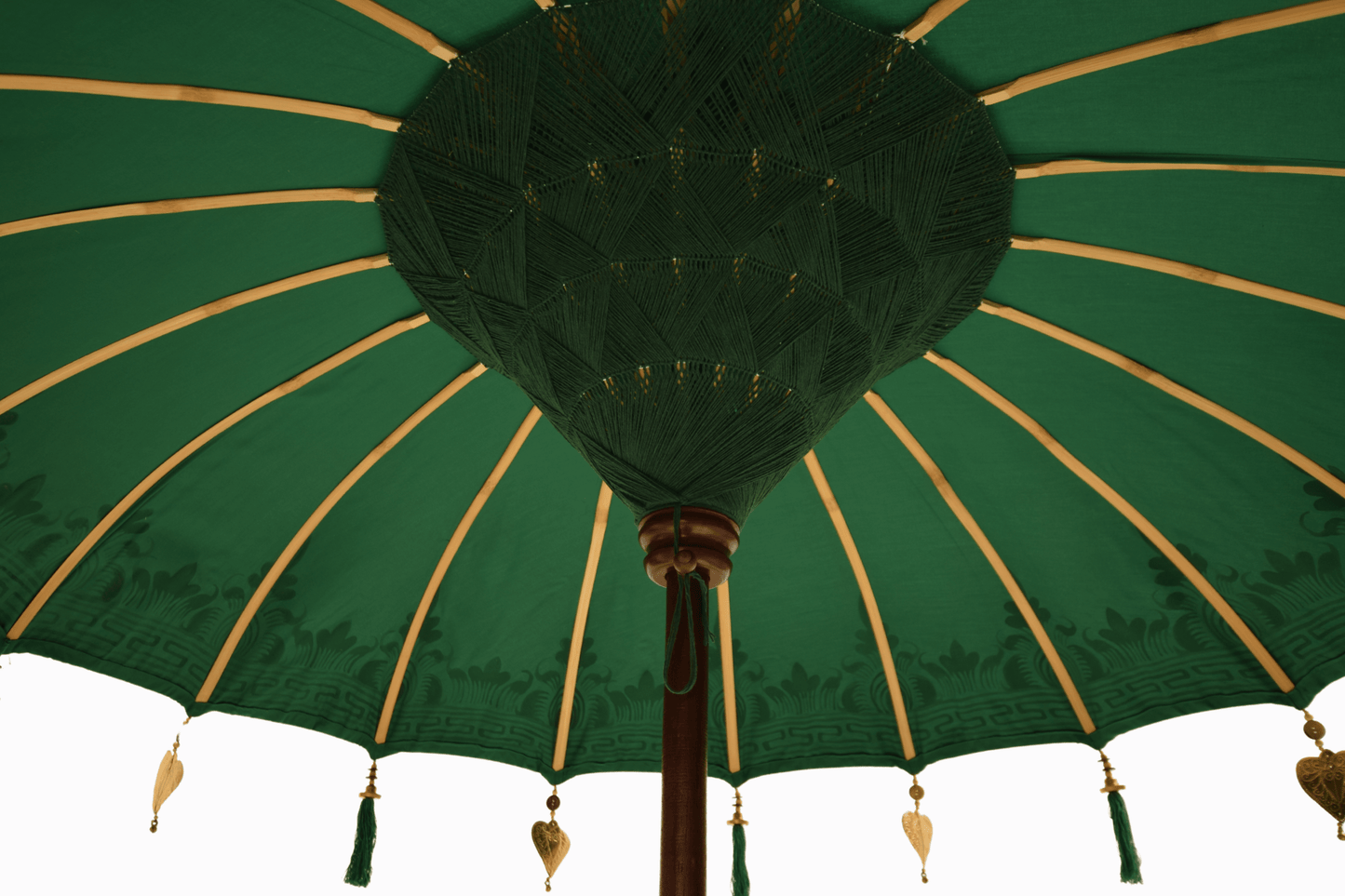 Balinese Parasol Green/Gold