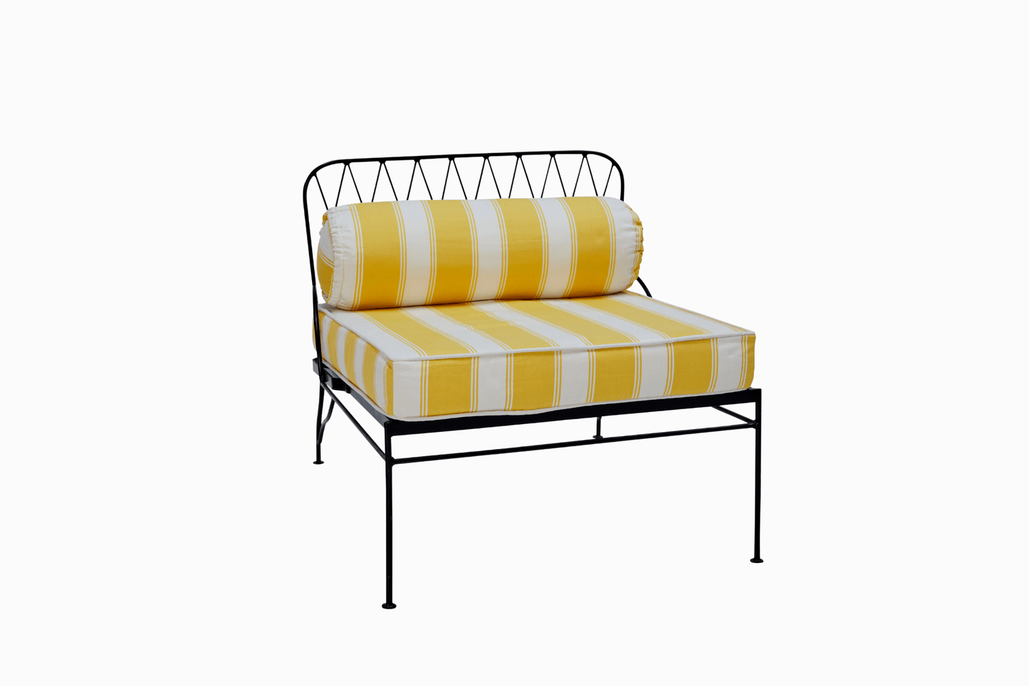 PALM SPRINGS CHAIR - GUNMETAL FRAME