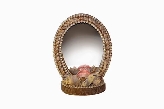 Small shell mirror