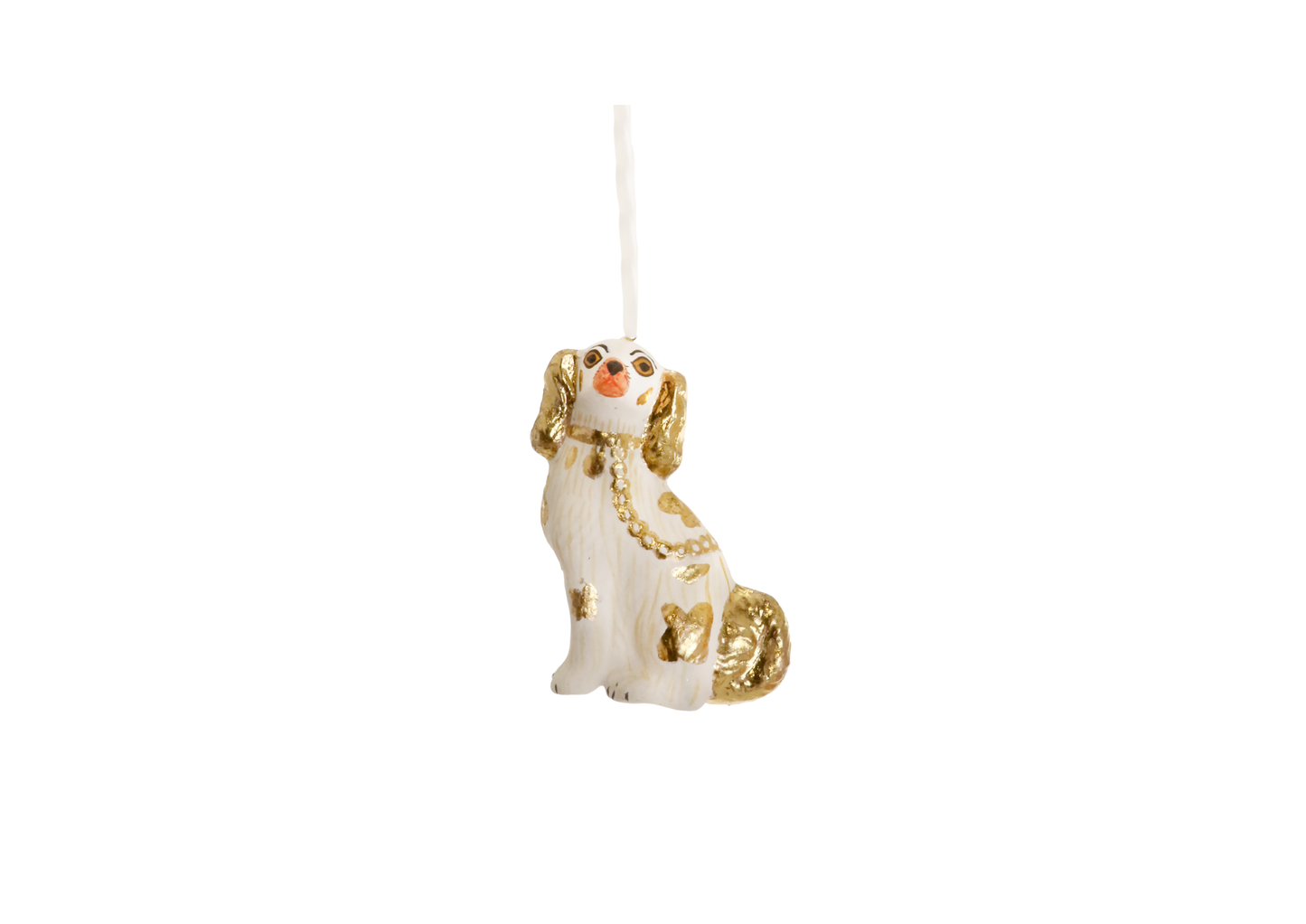 King Charles Spaniel - White & Gold