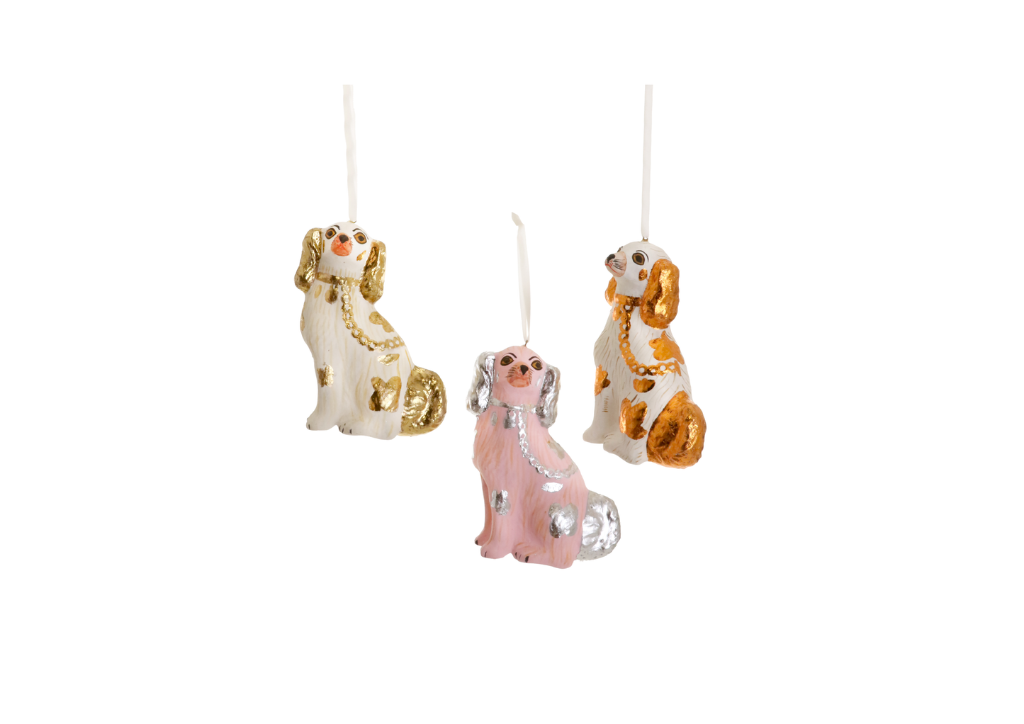 King Charles Spaniel - White & Gold