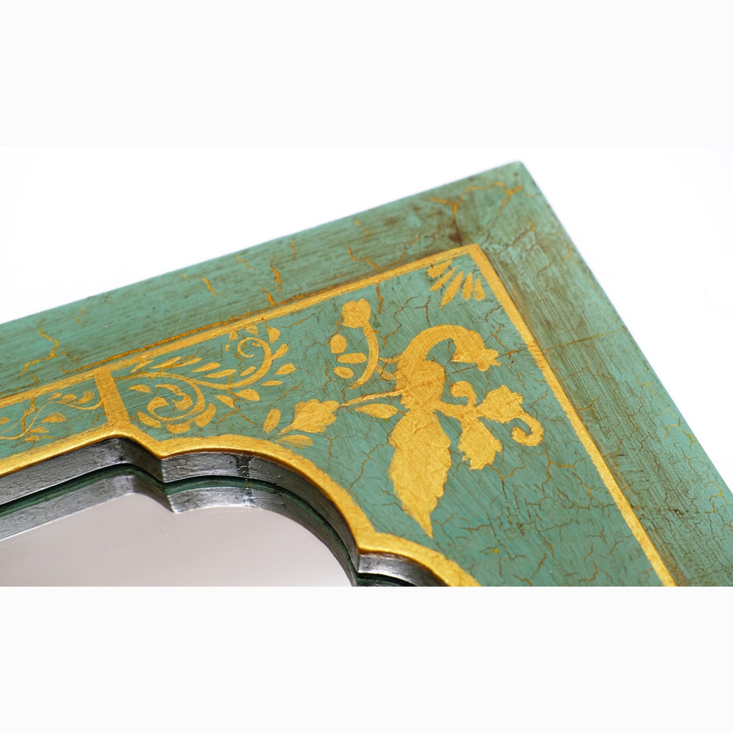 Pale green arched mirror (Medium)