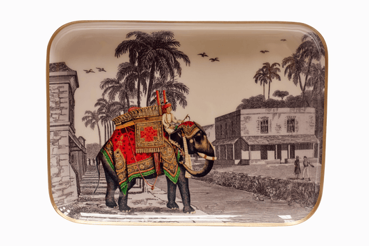 Medium Red Elephant Tray