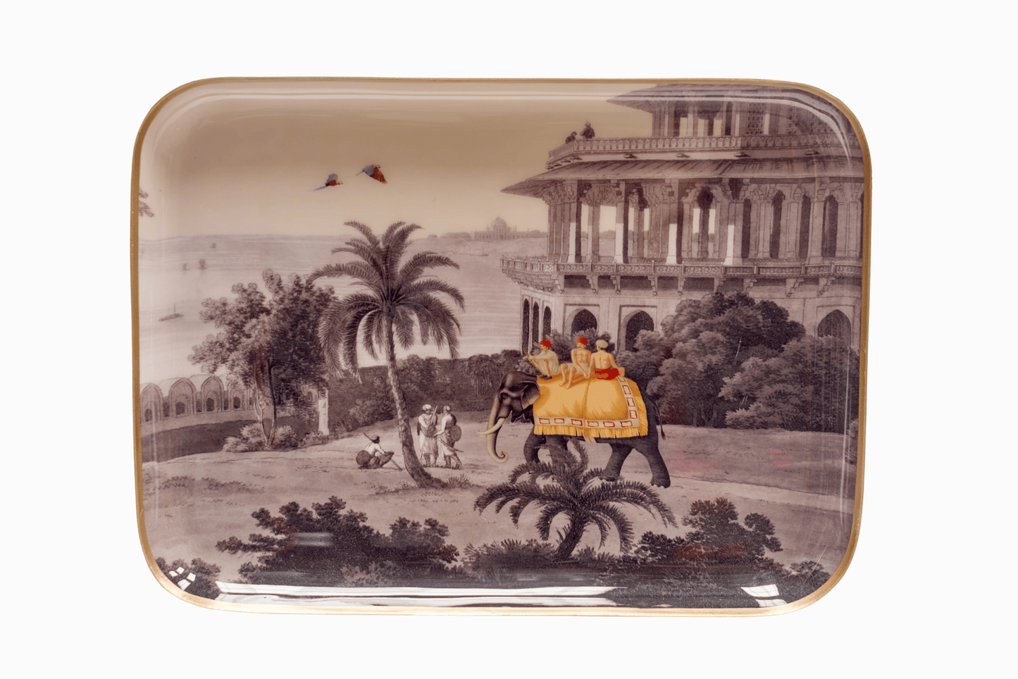 Medium Yellow Elephant Tray