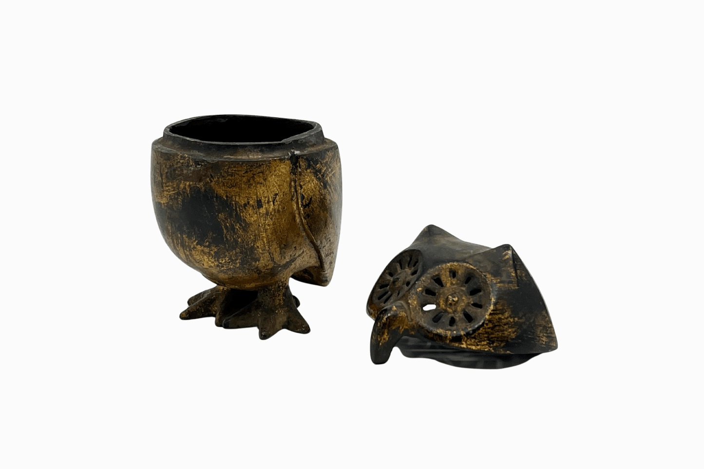 Chinese Lidded Owl Censor