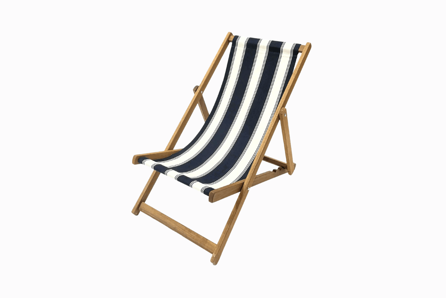 Navy Stripe Deckchair