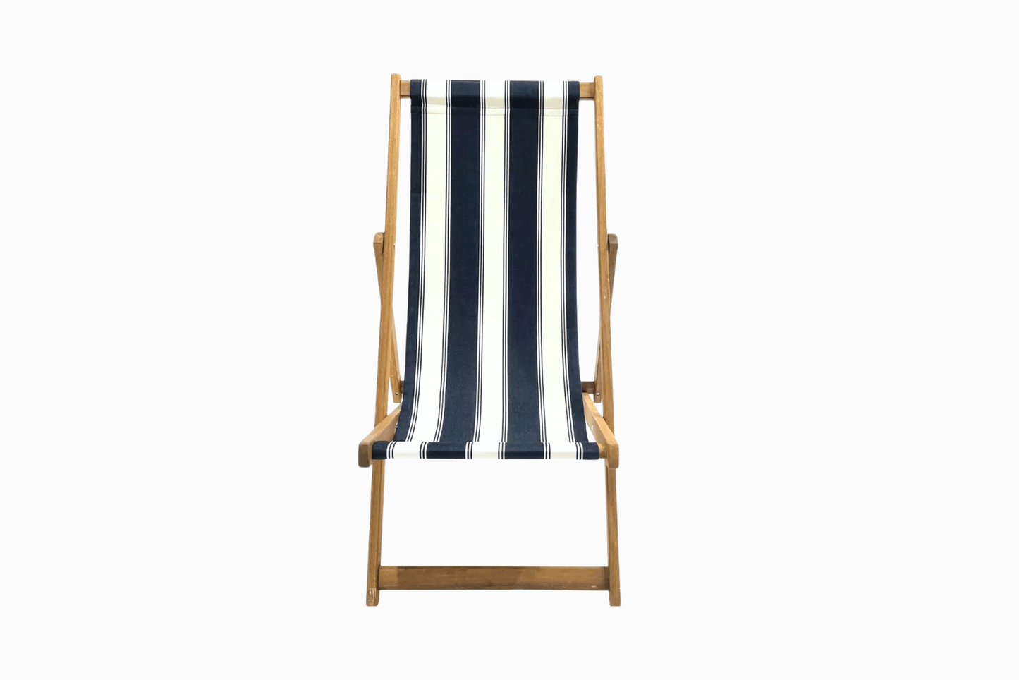 Navy Stripe Deckchair