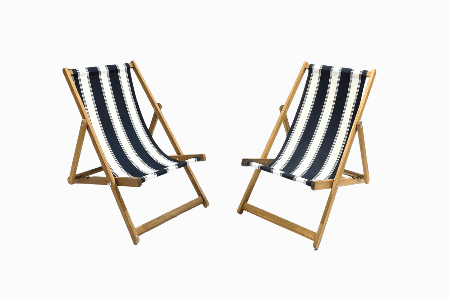 Navy Stripe Deckchair